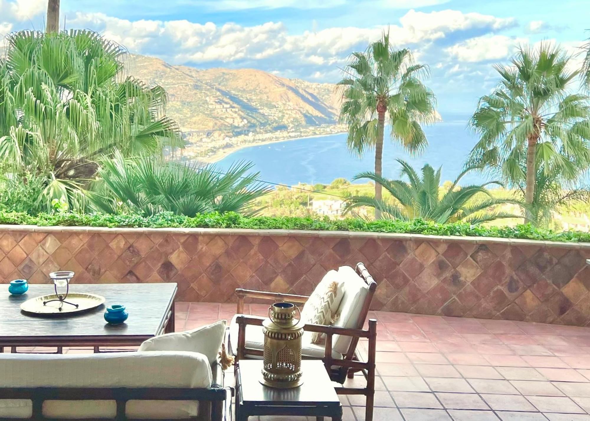 Villa Lou Taormina Private Villa With Panoramic Sea View Pool Экстерьер фото