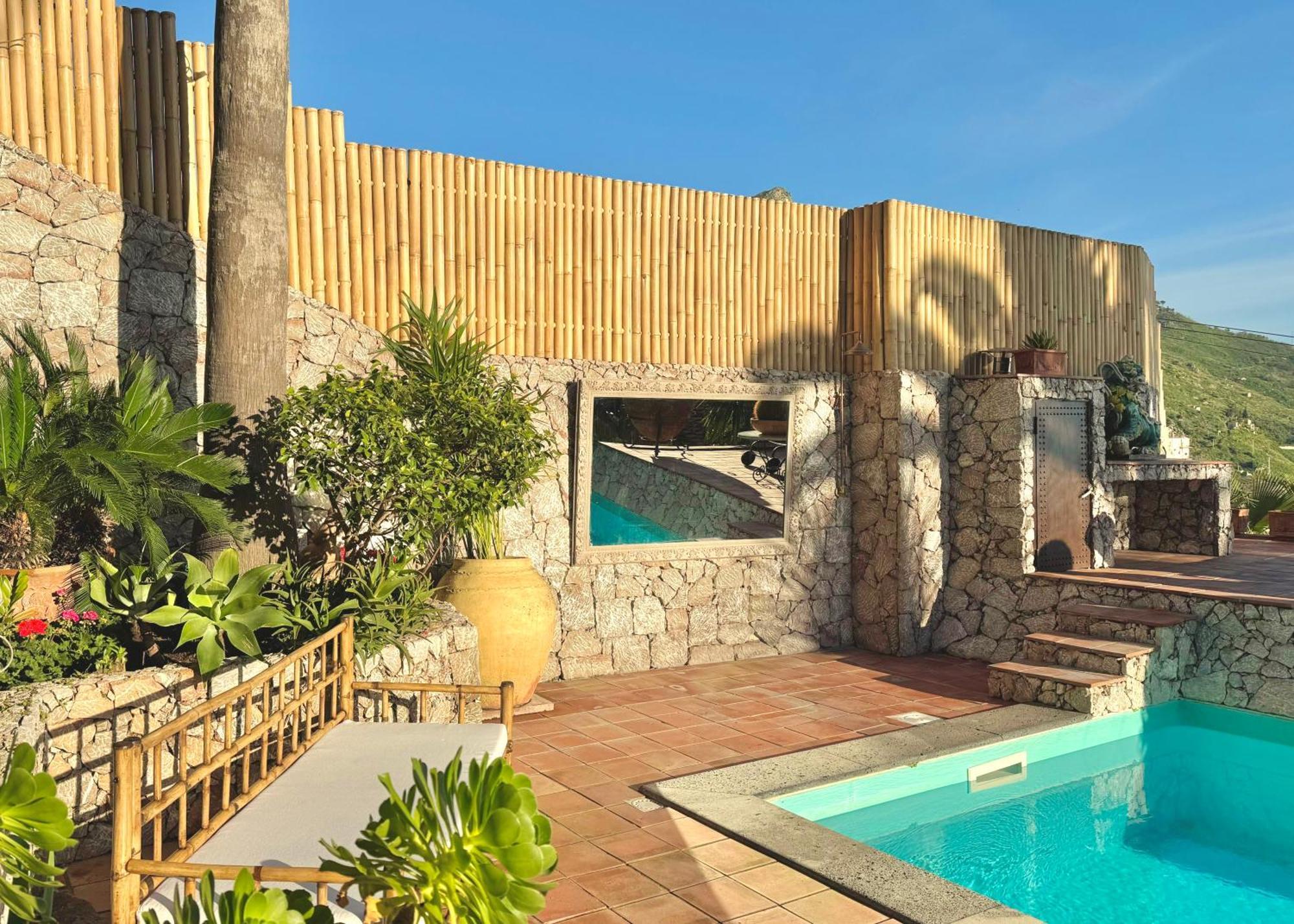 Villa Lou Taormina Private Villa With Panoramic Sea View Pool Экстерьер фото